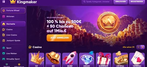 Kingmaker desktop screenshot 1